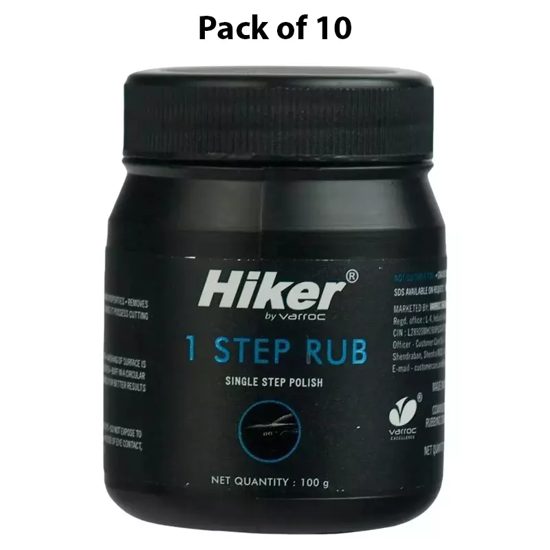 Hiker By Varroc 1 Step Rub Scratch Remover & Polishing Compound 100 g, K353A38500 (Pack of 12)