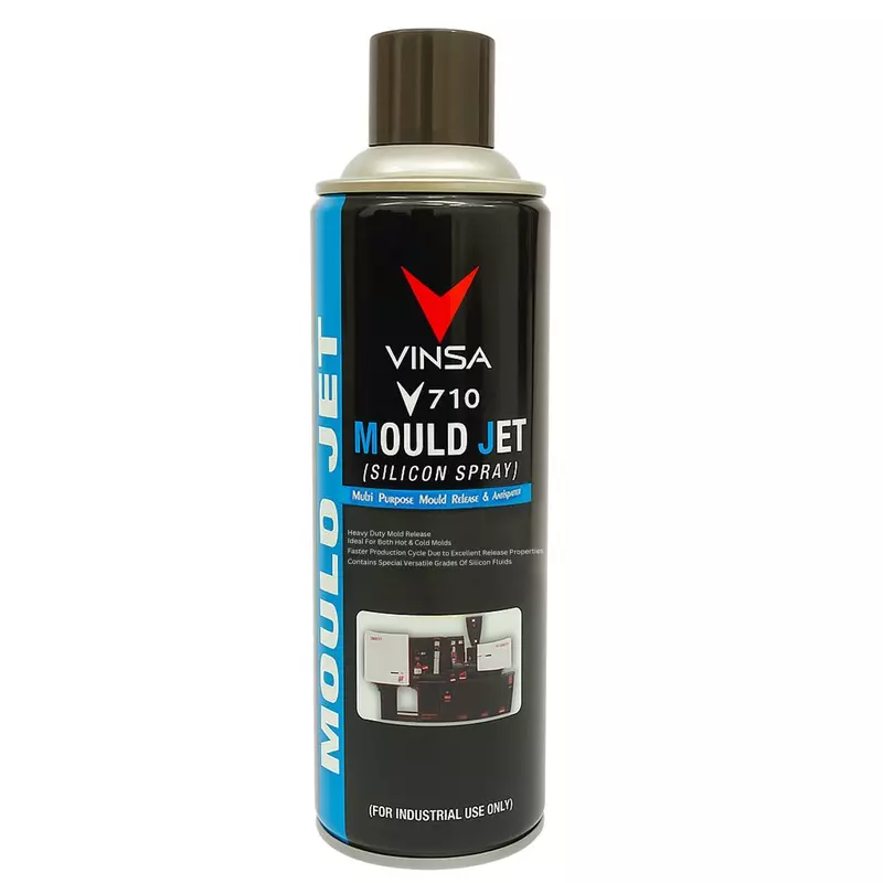 VINSA Multipurpose Use Mould Jet Silicon Spray 550 ml for Antispatter & Mould Release, 710