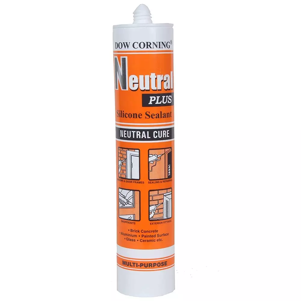 Generic Neutral Plus Silicone Sealant 300 ml Water Resistant Clear