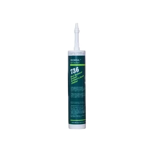 Dowsil 736 RTV Silicone Sealant 300 ml White Waterproof