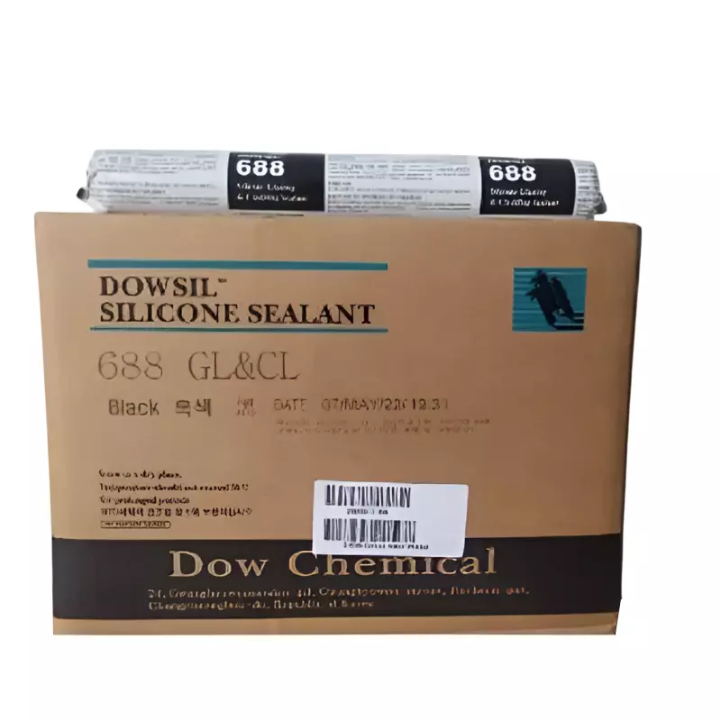 Dowsil 688 Silicone Glazing & Cladding Seala 600 ml Black Waterproof