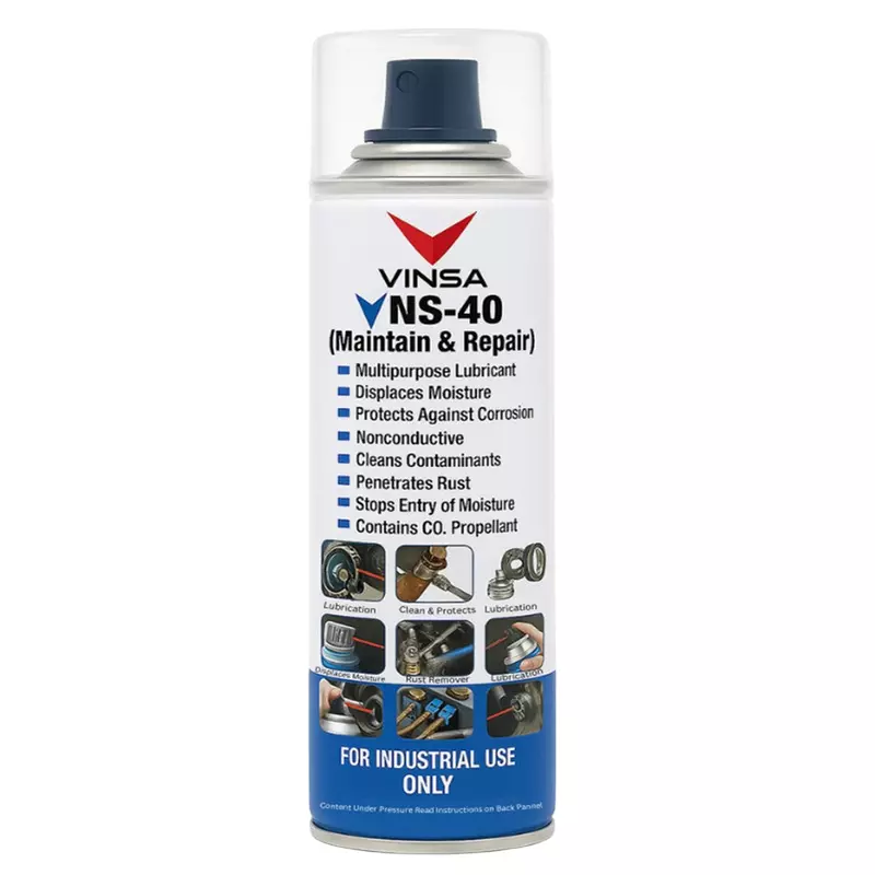 VINSA Multipurpose Use Lubricant Spray 400ml for Moisture, Rust, Lubricant, VNS-40