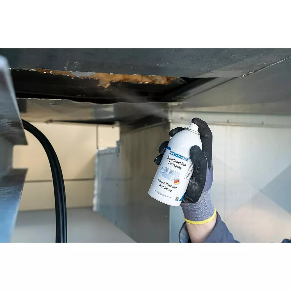 WEICON Smoke Detector Test Spray 250 ml for Photoelectric and Optical Smoke Detectors