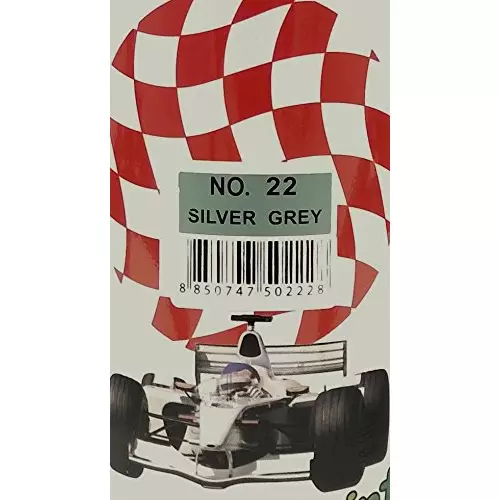 Bosny Acrylic Aerosol Spray Paint Silver Grey Gloss Finish 400 ml Can for Indoor & Outdoor Use, No. 22