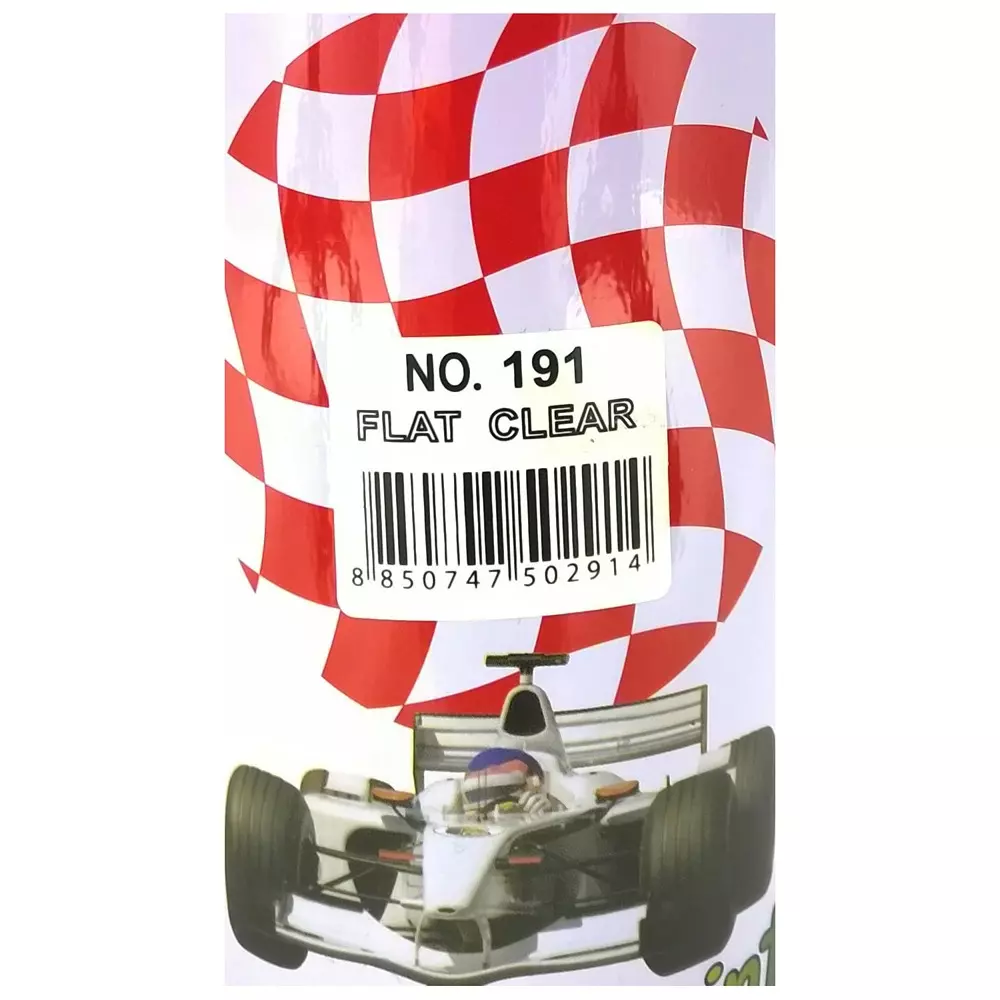 Bosny Aerosol Spray Paint Clear Lacquer Flat Matte Finish 400 ml Can for Indoor & Outdoor Use, No. 191