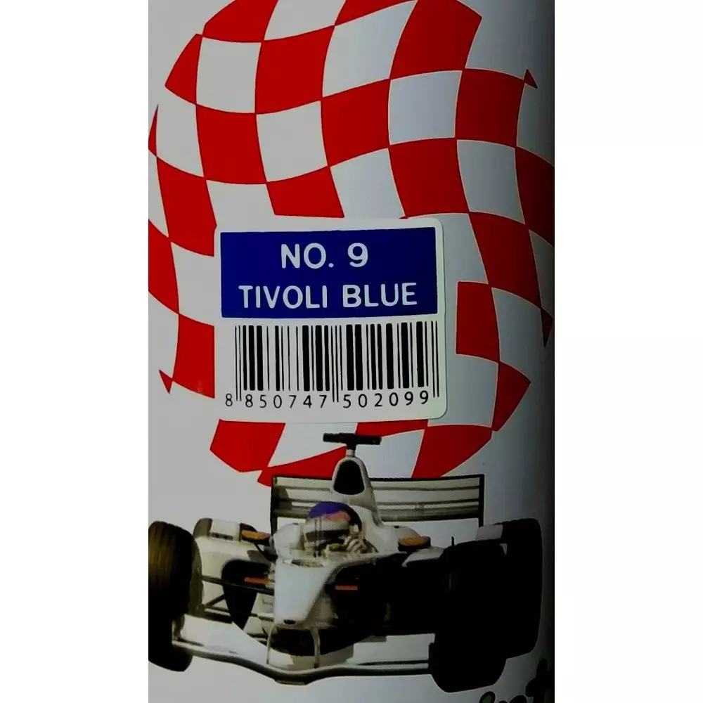 Bosny Aerosol Spray Paint Tivoli Blue Gloss Finish 400 ml Can for Indoor & Outdoor Use, No. 9