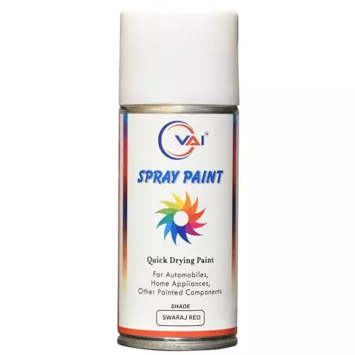 VAI ‎Red Touch Up Spray Paint ‎250 ml for Tractor, ‎TR-SW-RD-225 (Pack of 2 Pcs)