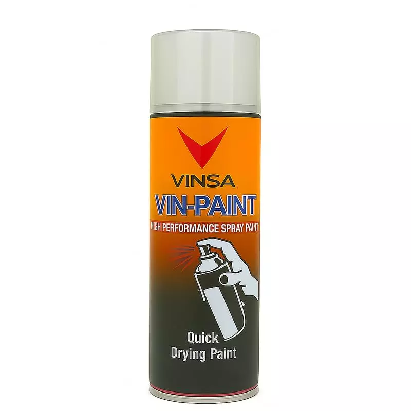 Vinsa Quick Drying Spray Paint Glossy Finish 440 ml Silver
