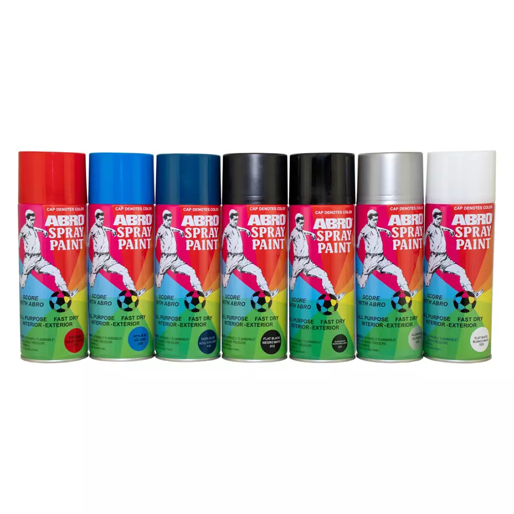 abro-multicolor-400-ml-spray-paint-gloss-and-matt-finish-finishing-pack-of-7