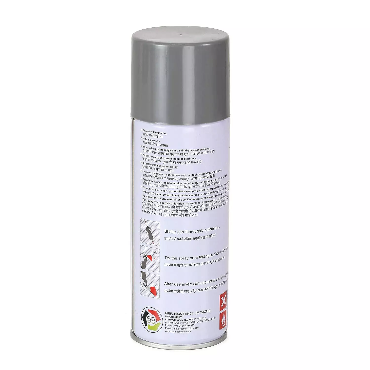 cosmos-spray-paint-gray-color-400-ml