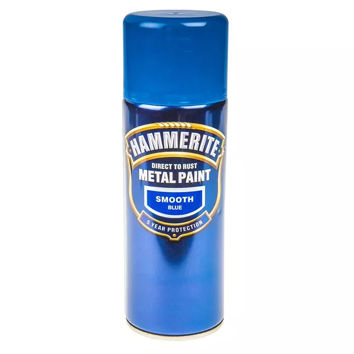 Hammerite 400ml Blue Smooth Spray Paint, 5092970