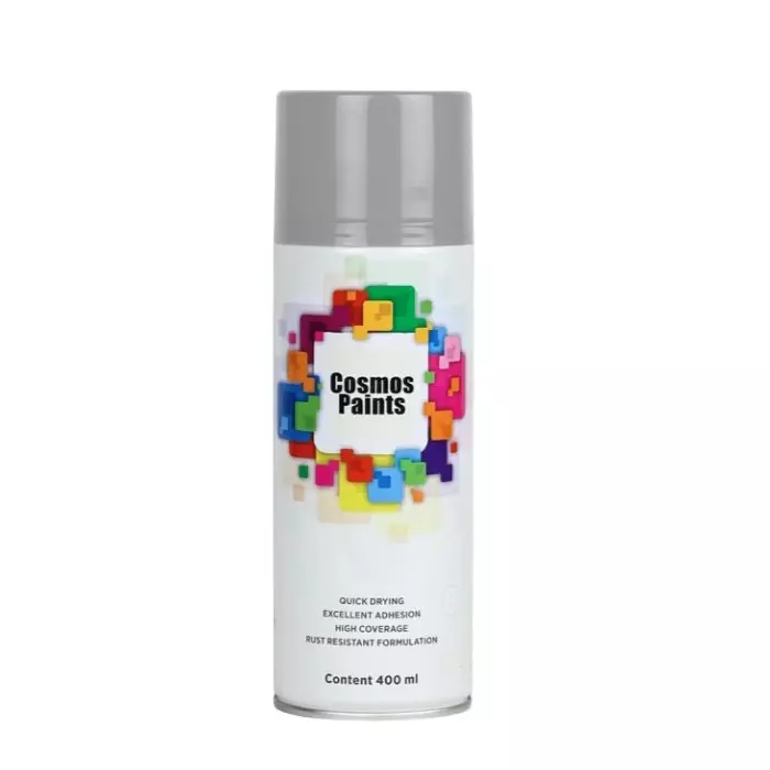 COSMOS Spray Paint 36 Silver Color 400 ml