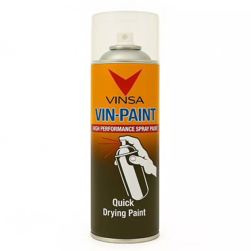 Vinsa Quick Drying Spray Paint Glossy Finish 440 ml Clear