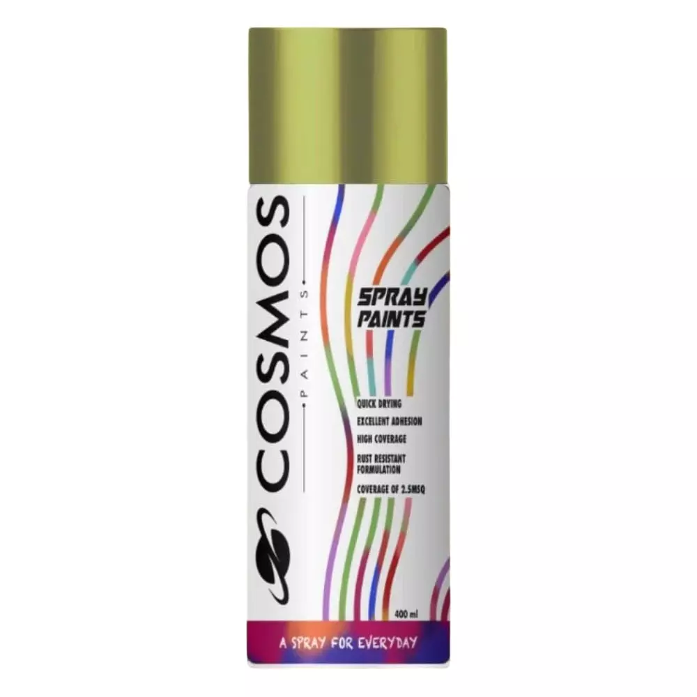 COSMOS Spray Paint 139 Green Gold / Brass Color 400 ml
