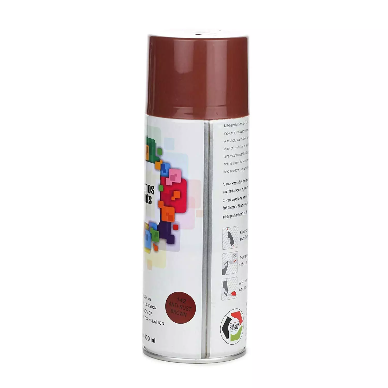 cosmos-spray-paint-142-rust-brown-color-400-ml