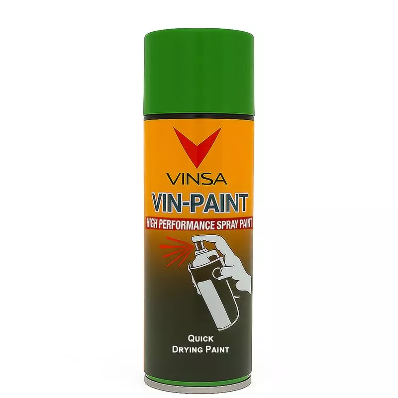 Vinsa Quick Drying Spray Paint Glossy Finish 440 ml Green