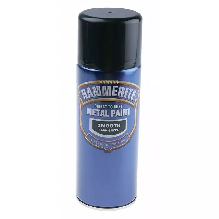 Hammerite 400ml Green Smooth Spray Paint, 5092821