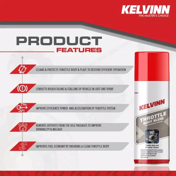 KELVINN Throttle Body & Air Intake Cleaner 100 ml