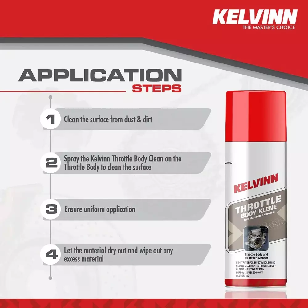 KELVINN Throttle Body & Air Intake Cleaner 100 ml