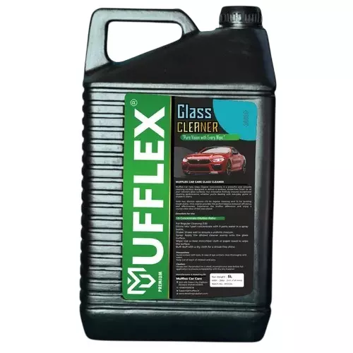 Mufflex Glass Cleaner 5 L Can Fresh Fragrance for Car Washing