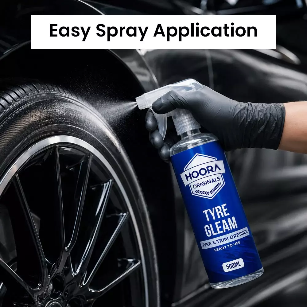 hoora-500-ml-tyre-polish-with-hydropolymer-shield-technology-liquid-spray-formula-for-cars-and-bikes