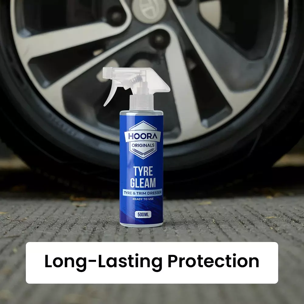 hoora-500-ml-tyre-polish-with-hydropolymer-shield-technology-liquid-spray-formula-for-cars-and-bikes