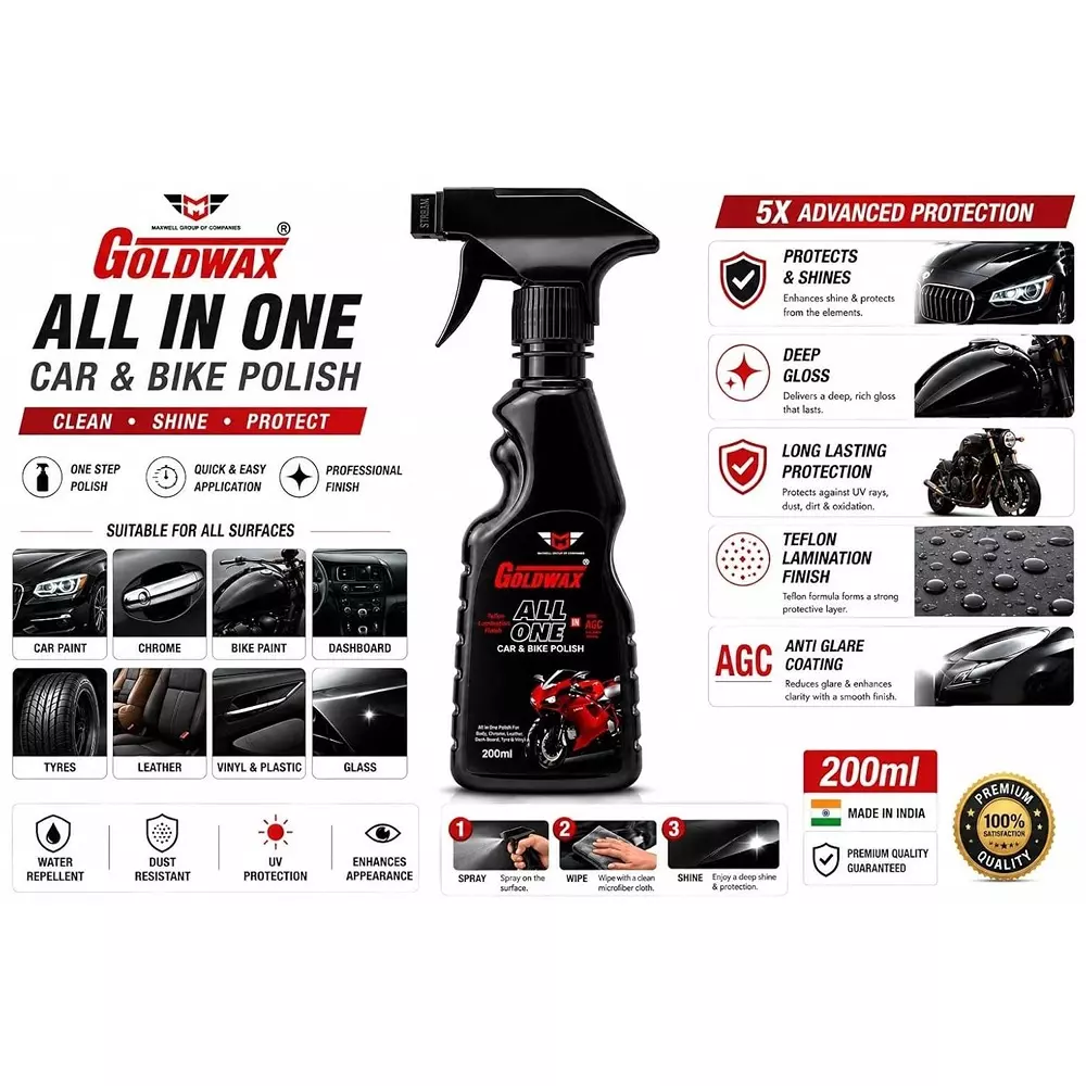 goldwax-all-in-one-car-bike-polish-spray-200-ml-liquid-bottle-teflon-lamination-finish-for-car-bike-use-pack-of-2-pcs