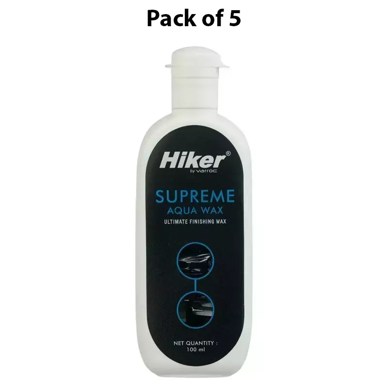 Hiker By Varroc Supreme Aqua Wax High Gloss 100 ml, K353A38400 (Pack of 5)