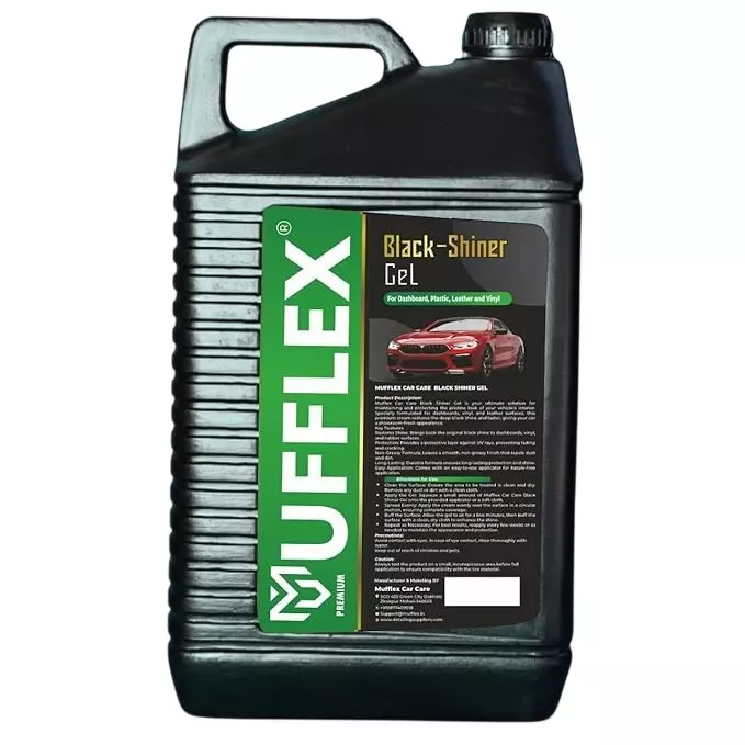 Mufflex Shiner Gel 5 L Can Fresh Fragrance Black for Car Washing