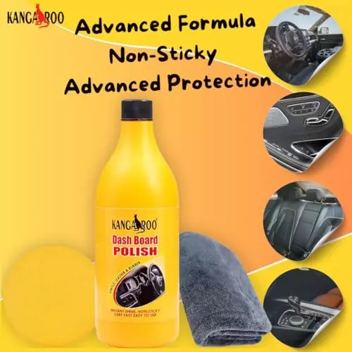 kangaroo-1-l-dashboard-polisher-foam-pad-microfibre-cloth-non-sticky-y_db_1-litre_twl_fom