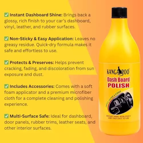 kangaroo-1-l-dashboard-polisher-foam-pad-microfibre-cloth-non-sticky-y_db_1-litre_twl_fom