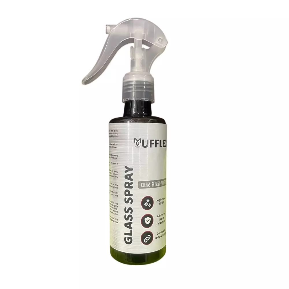 Mufflex Nano Glass Coating Spray 250 ml Bottle Fresh Fragrance for Car Washing