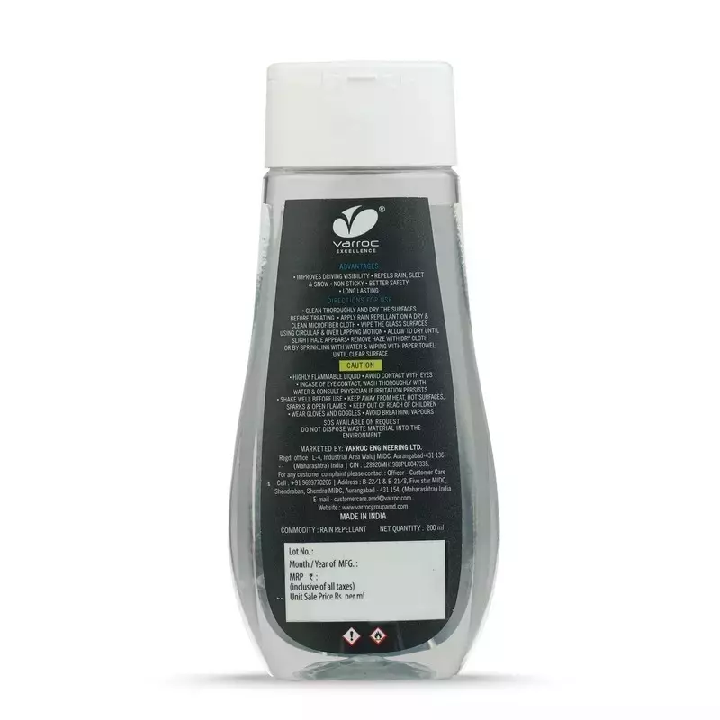 Hiker By Varroc Rain Repellent Spray 200 ml, K353A38200 (Pack of 5)