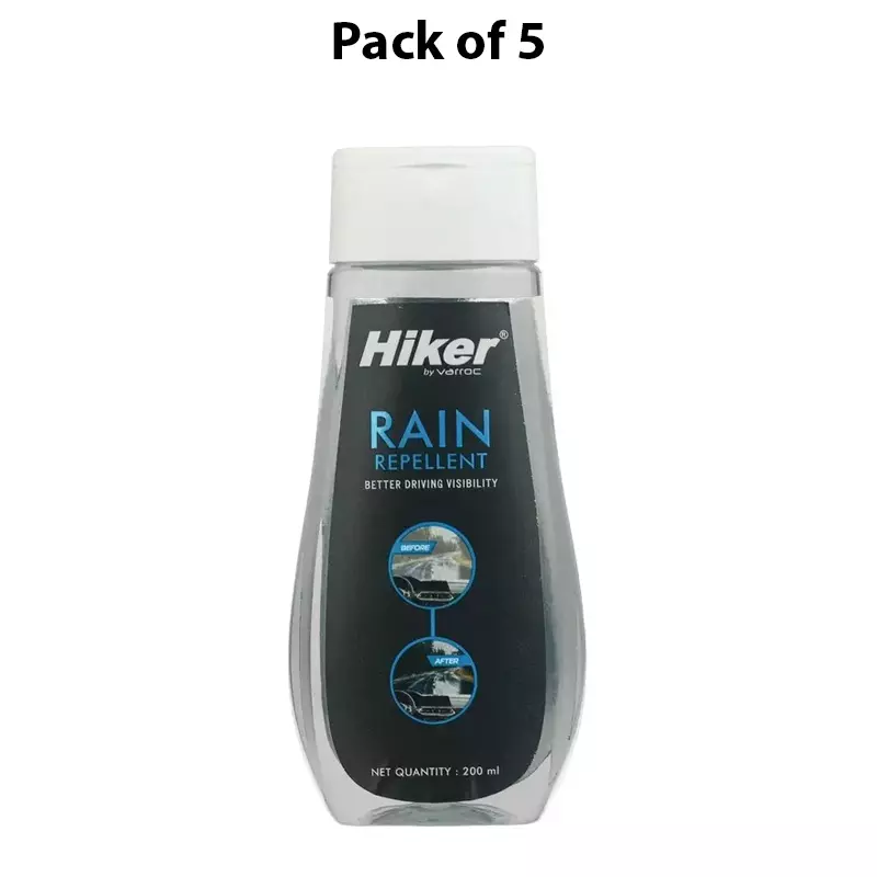 Hiker By Varroc Rain Repellent Spray 200 ml, K353A38200 (Pack of 5)