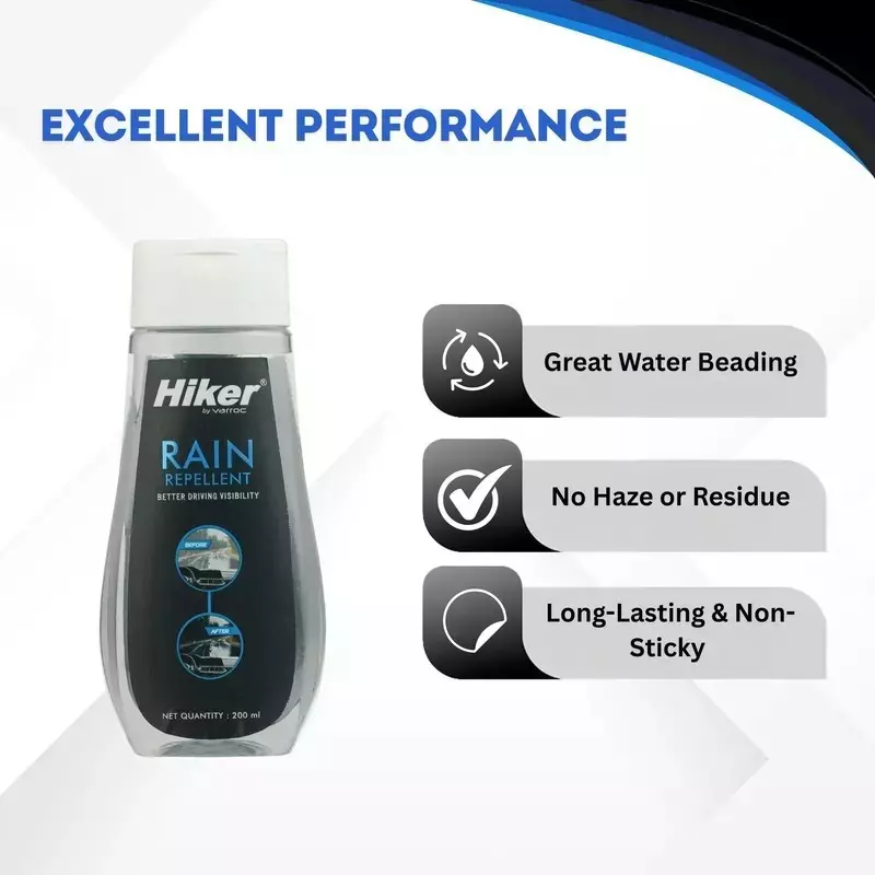 Hiker By Varroc Rain Repellent Spray 200 ml, K353A38200 (Pack of 5)