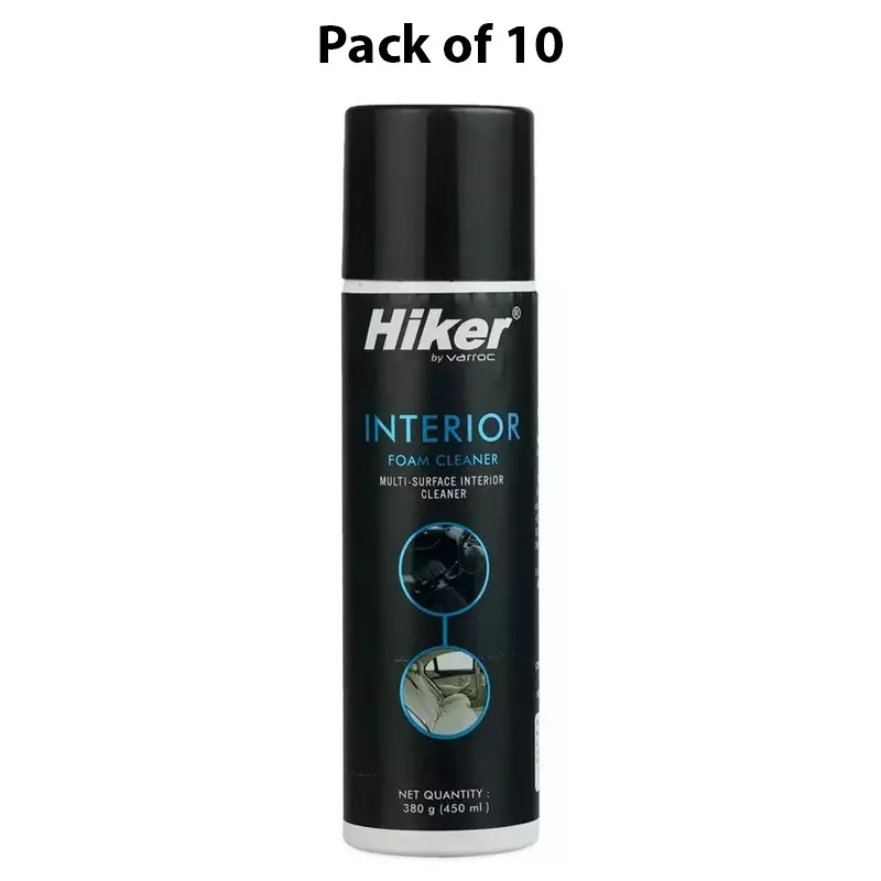 Hiker By Varroc Interior Foam Cleaner 450 ml, K353A37700 (Pack of 10)
