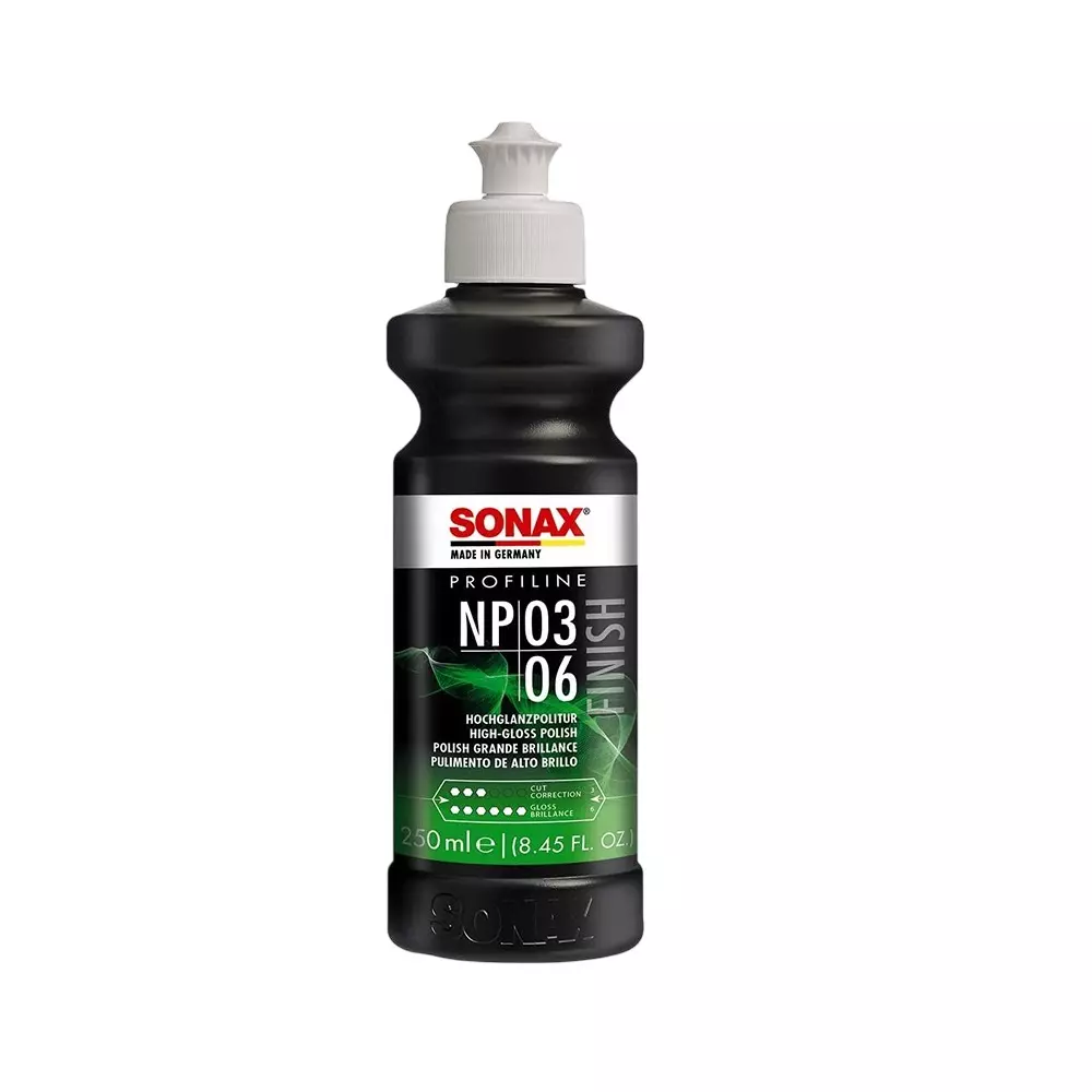 SONAX Profiline Silicone-Free High-Gloss Polish 1 L Compatible with Rotary Polisher, NP 03-06