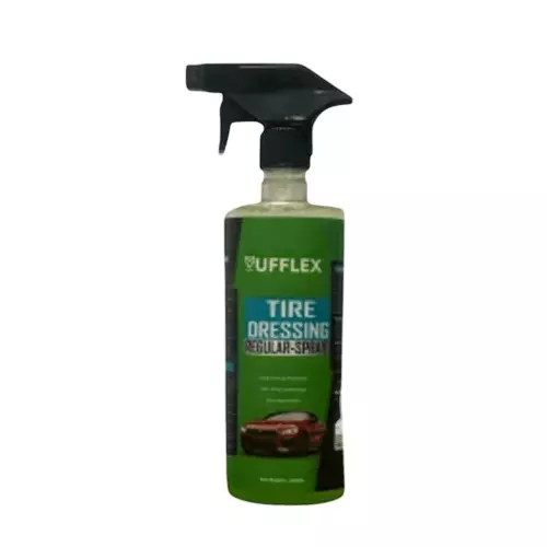 Mufflex Tire Shiner Spray 250 ml Bottle Fresh Fragrance for Car Washing