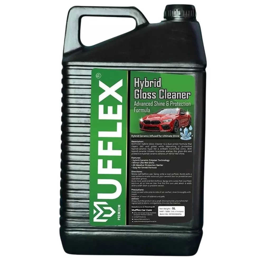 Mufflex Hybrid Car Gloss Spray 5 L Can Fresh Fragrance for Car Washing