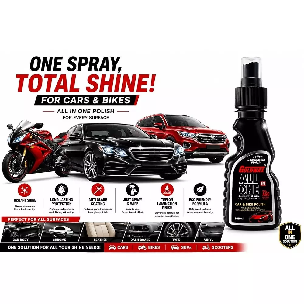 goldwax-all-in-one-car-bike-polish-spray-100-ml-liquid-bottle-teflon-lamination-finish-for-car-bike-use