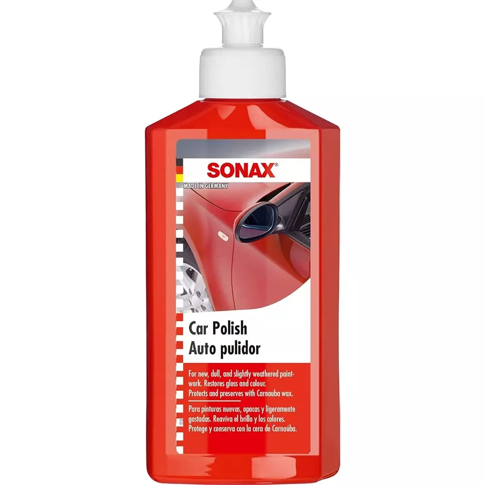 SONAX Car Polish 250 ml Restores Shine & Color with Long-Lasting Protection for Cars & Vehicles, 1837594