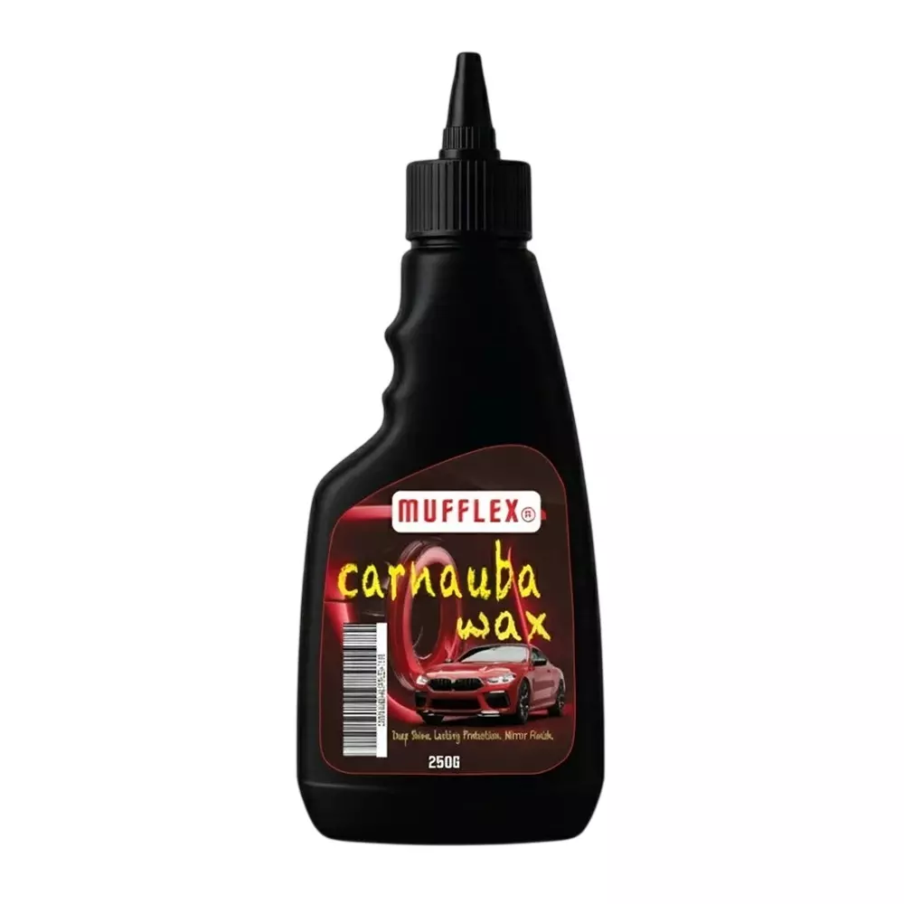 Mufflex Carnauba Wax 250 ml Bottle Fresh Fragrance for Car Washing