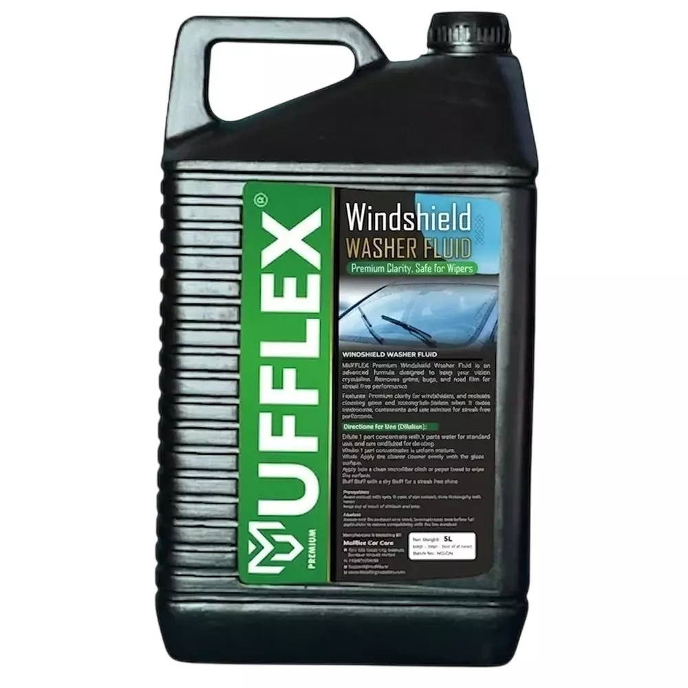 Mufflex Windshield Washer Fluid 5 L Can Fresh Fragrance for Car Washing