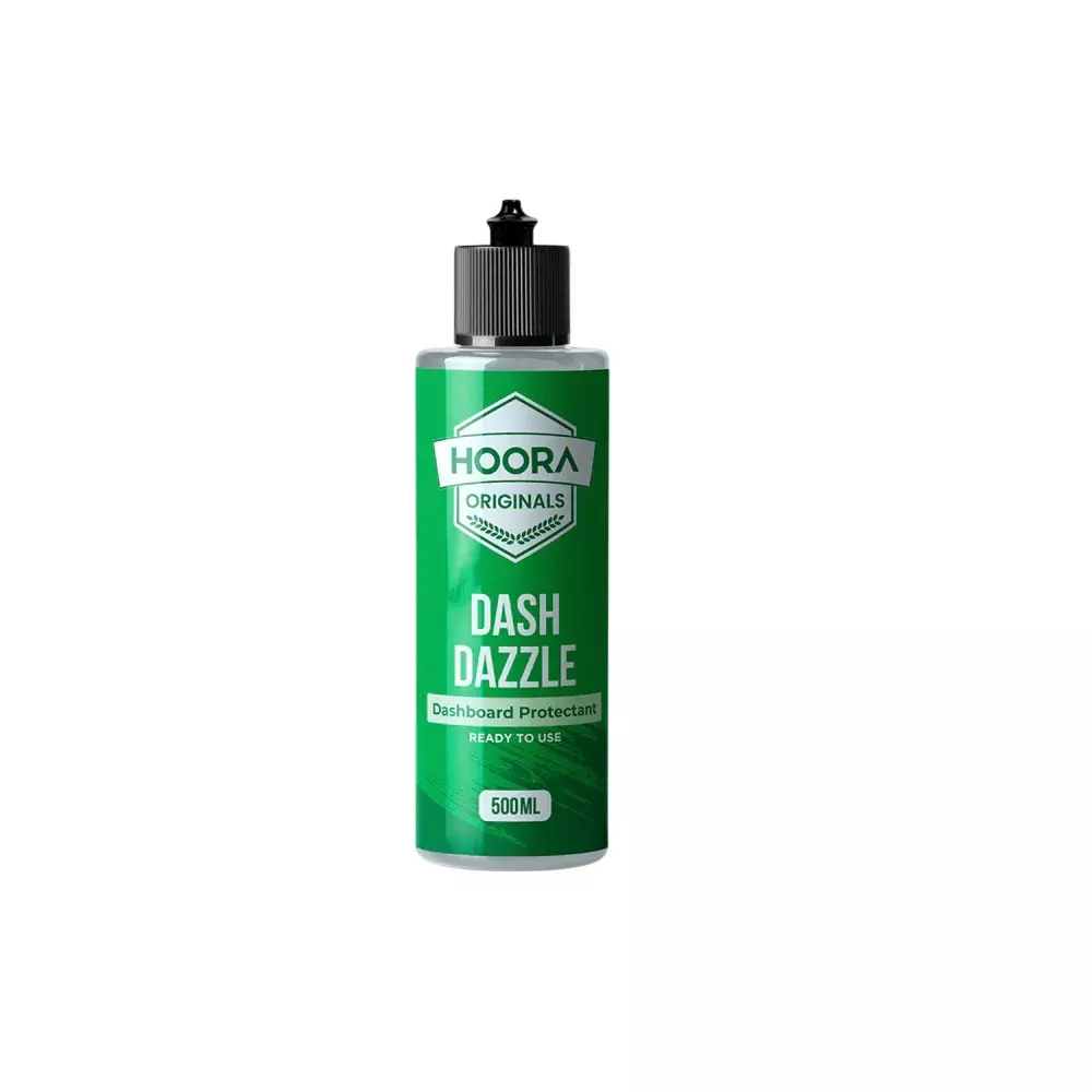 HOORA 500 ml Car Dashboard Polish Water-Based Non-Oily Protective Emulsion UV-Guard Formula for Cars and Bikes
