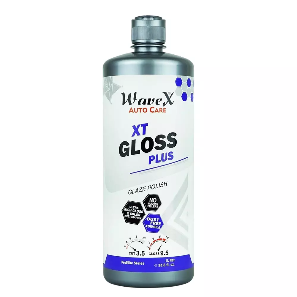WAVEX 1 L XT-Gloss Plus High Performance Finishing Compound Liquid Formula for Enhancing Gloss After Paint Correction