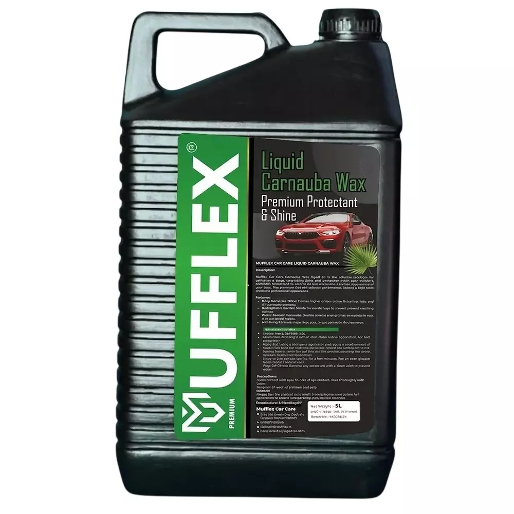 Mufflex Carnauba Wax 5 L Can Fresh Fragrance for Car Washing