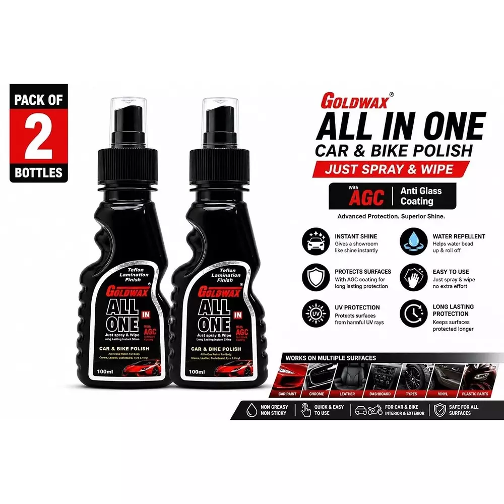 goldwax-all-in-one-car-bike-polish-spray-100-ml-liquid-bottle-teflon-lamination-finish-for-car-bike-use-pack-of-2-pcs