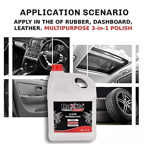 roxila-all-in-one-multipurpose-polish-for-car-vinyl-leather-rubber-5-l-pack-of-5