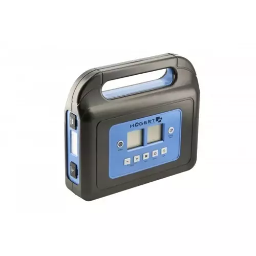 Hogert Technik Jump Starter Kit with Built-In Compressor 400 A Inrush Current and 800 A Peak Current, HT8G624