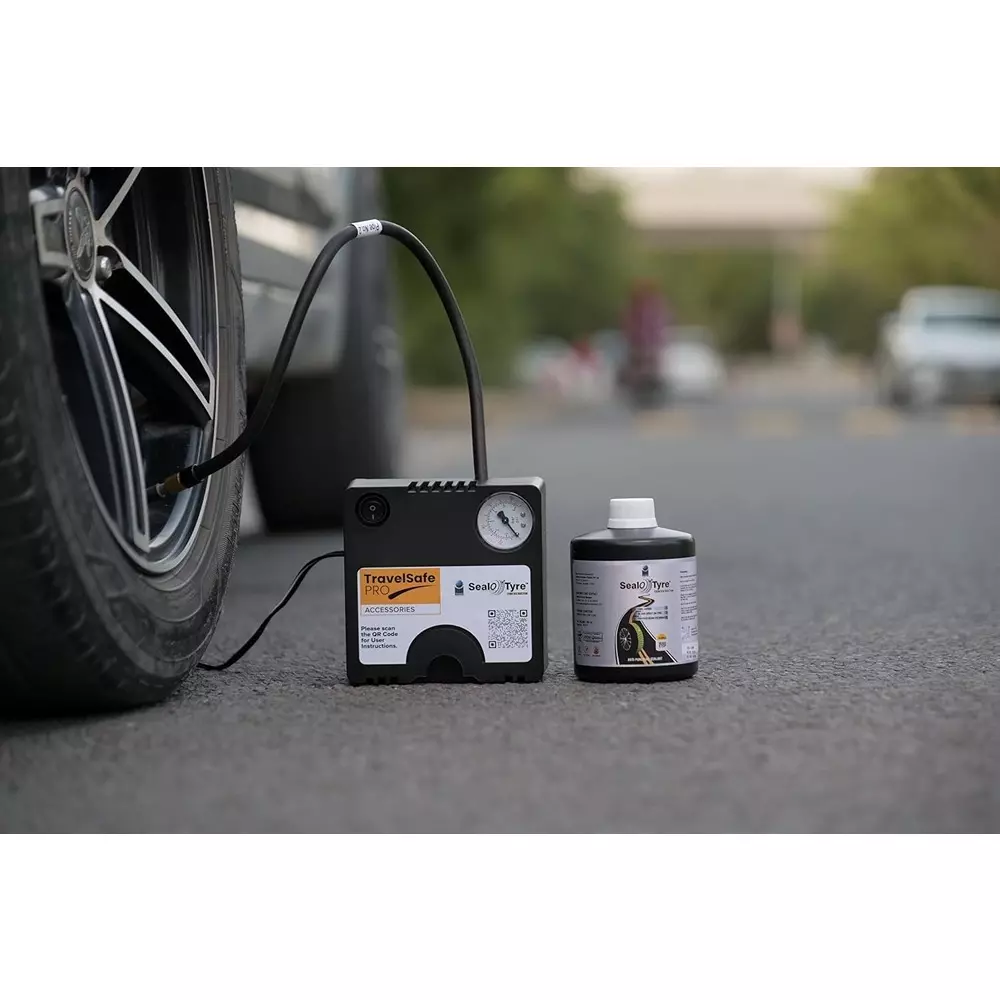 Seal-O-Tyre Anti Puncture Tyre Repair Kit with 350 ml Sealant for Four Wheelers (Pack of 10)